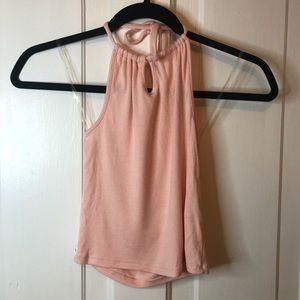 NWT Garage Ribbed Halter Crop Top